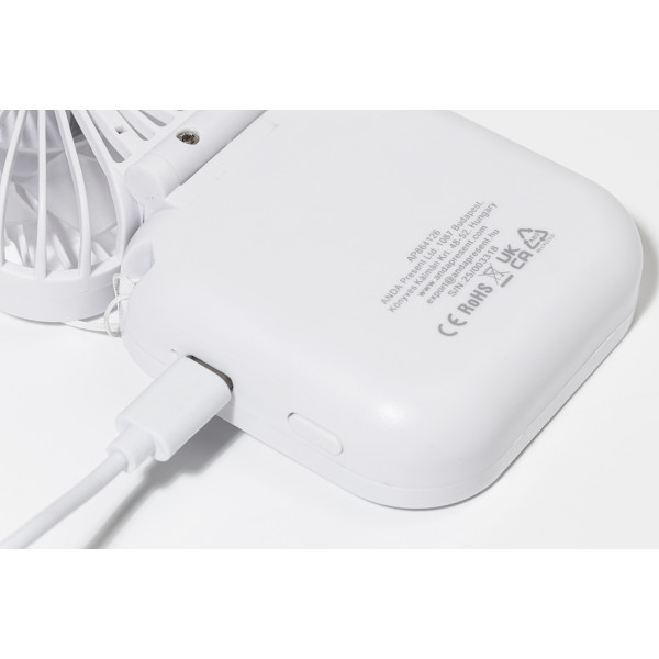 Ventilateur rechargeable NOBA personnalisé avec logo - vue 5