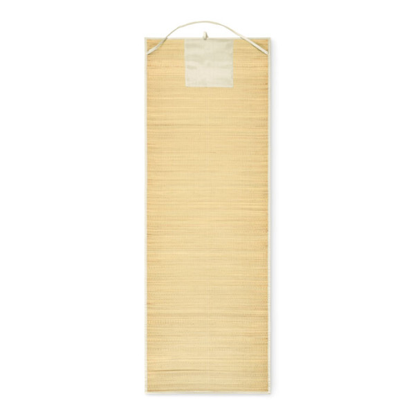 Natte de plage paille naturelle ROKU personnalisée avec logo - vue 6
