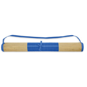 Natte de plage paille naturelle ROKU personnalisée avec logo - vue 9