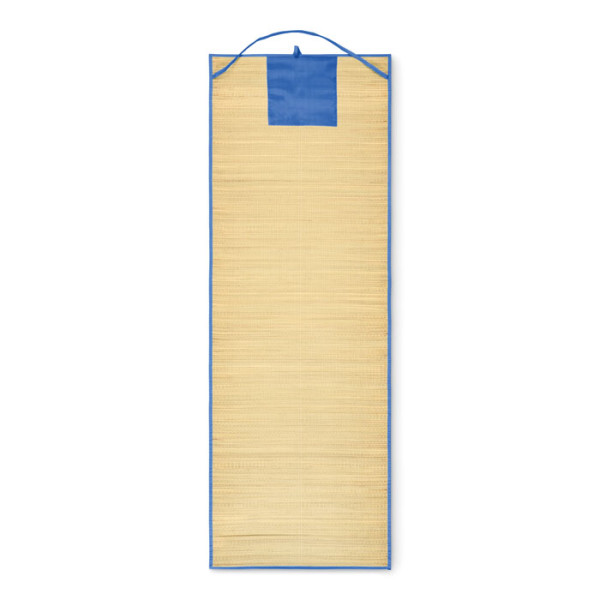 Natte de plage paille naturelle ROKU personnalisée avec logo - vue 10