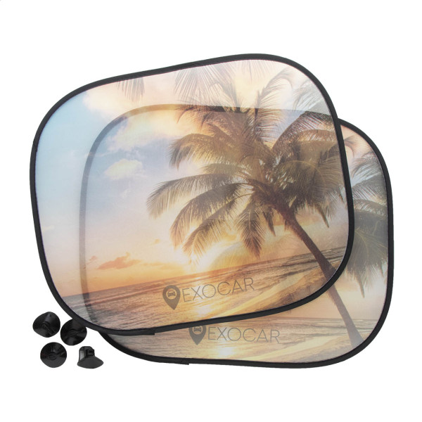 Pare-soleil pliable PUZE personnalisé avec logo - vue 2