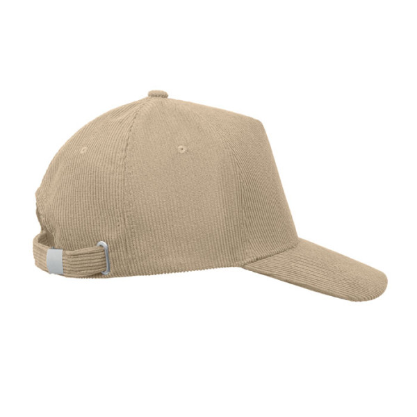 Casquette en velours côtelé SOLE personnalisable avec logo - vue 16