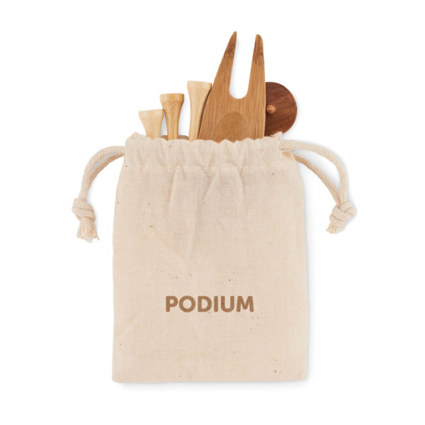 Set d'accessoires de golf PIKO personnalisé avec logo - vue 4