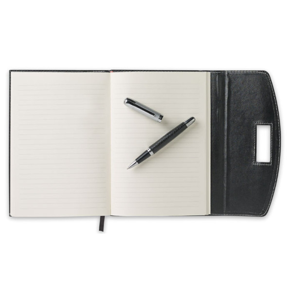 Porte-documents A5 SARO personnalisé avec logo - vue 3