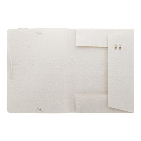 Chemise 3 volets éco-responsable personnalisable avec logo  beige