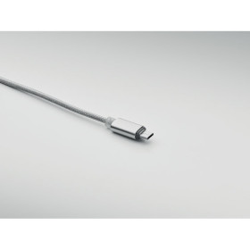 Câble de recharge 2-en-1 PETA personnalisable - vue 2