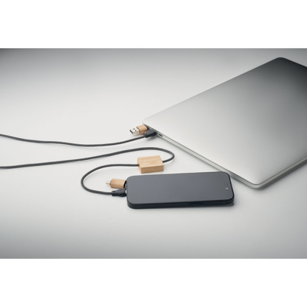 Câble de charge 60W NOME personnalisé avec logo - vue 3