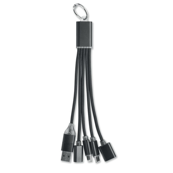 Porte-clés HUB 5-en-1 PULI personnalisé - vue 2