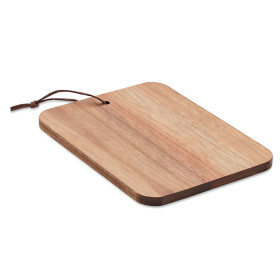 Planche à découper en bois d'acacia BIYU personnalisable avec logo
