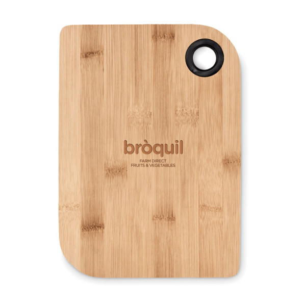 Planche à découper en bambou SIRI personnalisable avec logo - vue 3