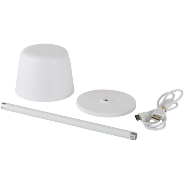 Lampe de table rechargeable REAE personnalisable avec logo - vue 4