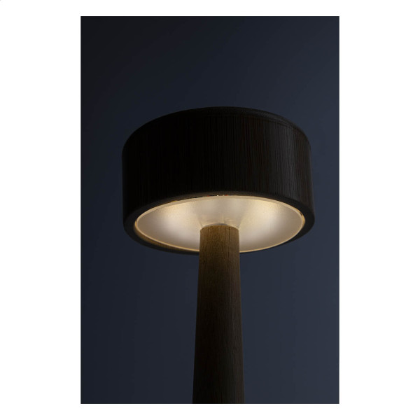 LAMPE DE TABLE EN BAMBOU PIFU personnalisable avec logo - vue 2