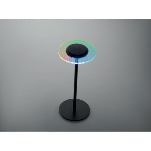Lampe de table rechargeable VIME personnalisable avec logo - vue 3