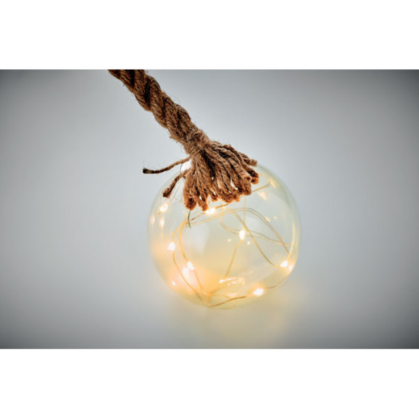 Boule lumineuse LED RETO personnalisée avec logo - vue 4
