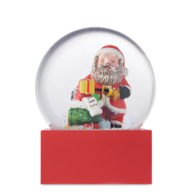 Boule à neige en verre YOZI personnalisable avec logo - vue 2