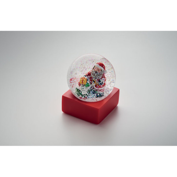 Boule à neige en verre YOZI personnalisable avec logo - vue 5