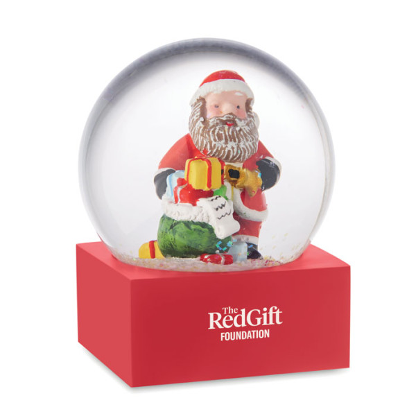 Boule à neige en verre YOZI personnalisable avec logo - vue 7