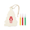 Décoration de Noël en bois SOBE personnalisable avec logo - vue 5