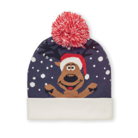 Bonnet de Noël tricoté ZIFO personnalisable avec logo