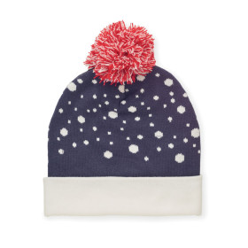 Bonnet de Noël tricoté ZIFO personnalisable avec logo - vue 2