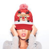 Bonnet de Noël tricoté ZIFO personnalisable avec logo - vue 5