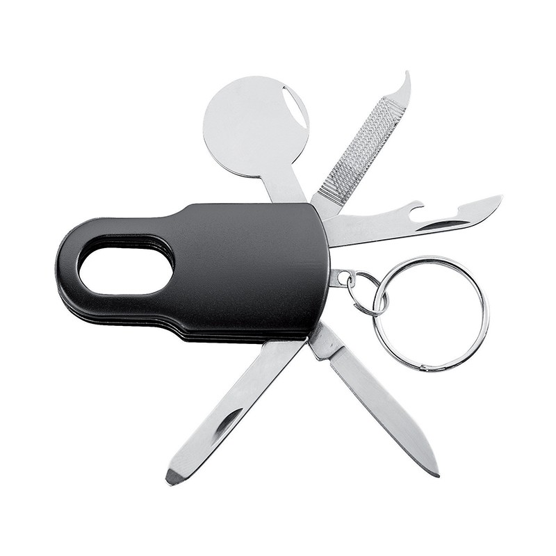 Porte-clés multi-usage personnalisé avec votre logo. Avec jeton caddie