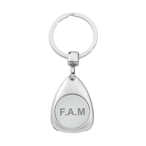 Porte-clés avec jeton de caddie