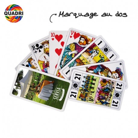 Jeu de carte personnalisé et cartes à jouer personnalisées