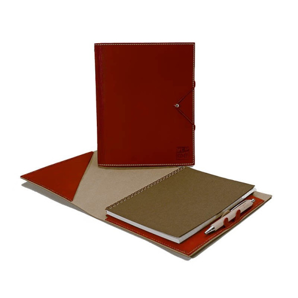 Conférencier en synderme ( 70% de fibres de cuir agglomérées) couleur bordeaux