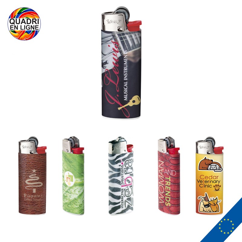 Briquet BIC allumage pratique, Briquet publicitaire