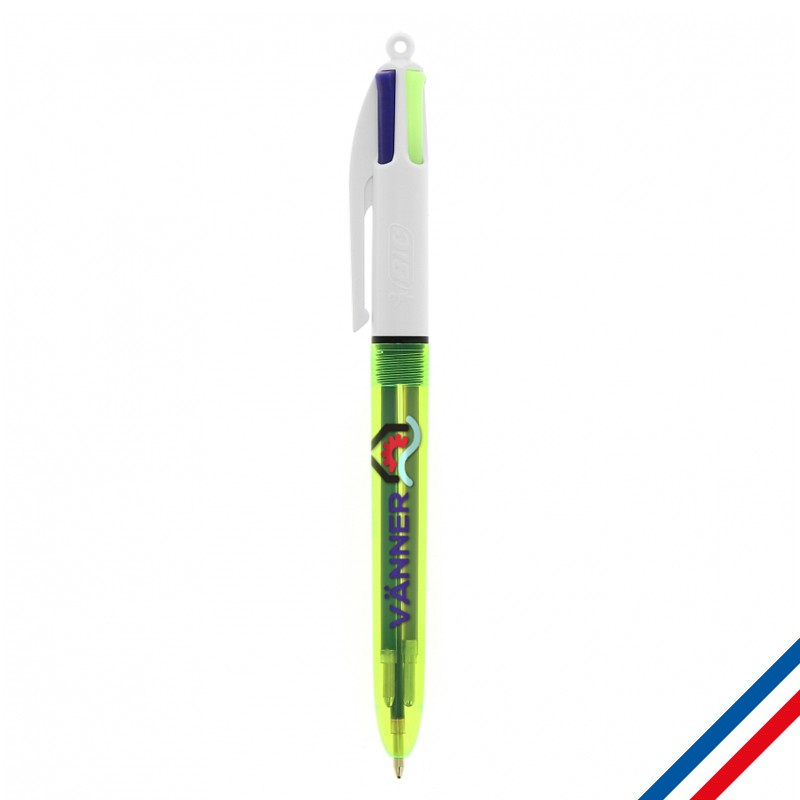 stylo 4 couleurs fluo