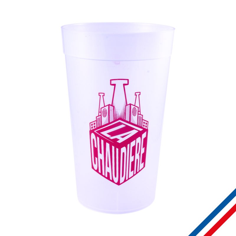 Gobelet en plastique réutilisable 30 cl made in France