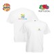 T-shirt Fruit of the Loom 160gr/m² Blanc personnalisé