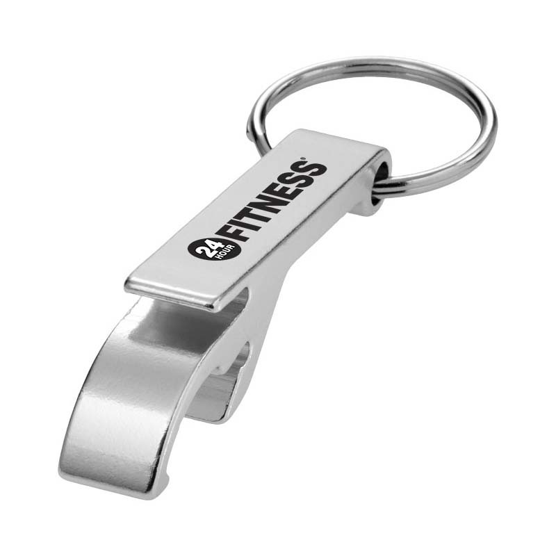 Porte-clés décapsuleur publicitaire. porte-clés aluminium personnalisé
