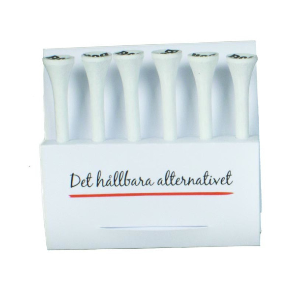 Pochette 6 tees de golf et 1 marqueur-balle personnalisé