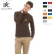Polo manche longue B&C Safran personnalisé