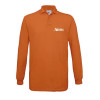Polo manche longue B&C Safran personnalisé
