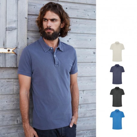 Polo homme vintage 210 g/m² personnalisé