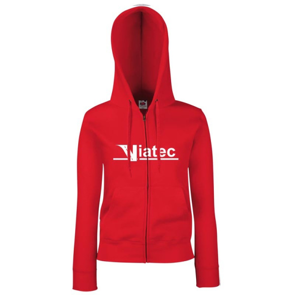 Sweat-shirt zippé femme Fruit of the Loom personnalisé