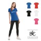 T-shirt femme col bateau B&C personnalisé