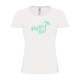 T-shirt femme col bateau B&C personnalisé