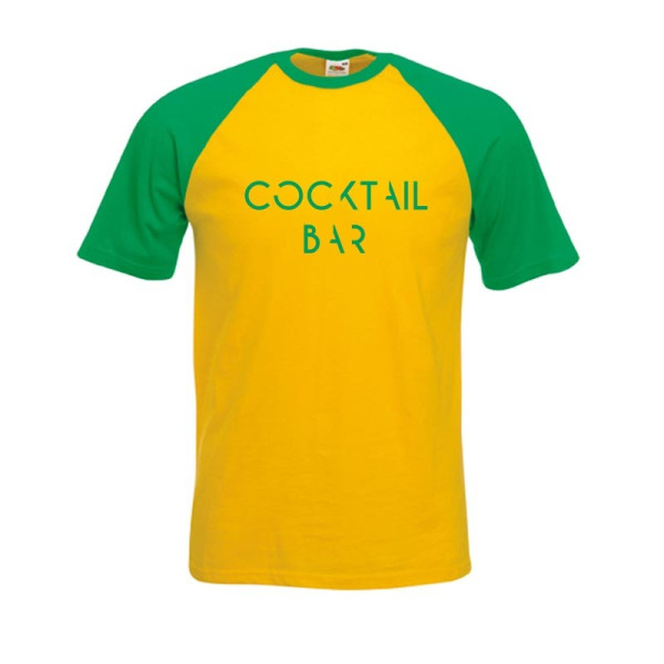 T-shirt baseball publicitaire bicolore Fruit of the Loom