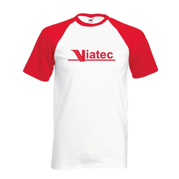 T-shirt baseball publicitaire bicolore Fruit of the Loom