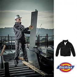 Polaire personnalisée Dickies col zippé