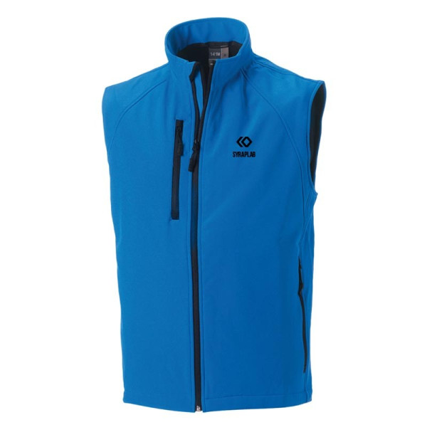 Bodywarmer softshell publicitaire