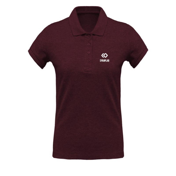 Polo femme personnalisé 100% coton BIO