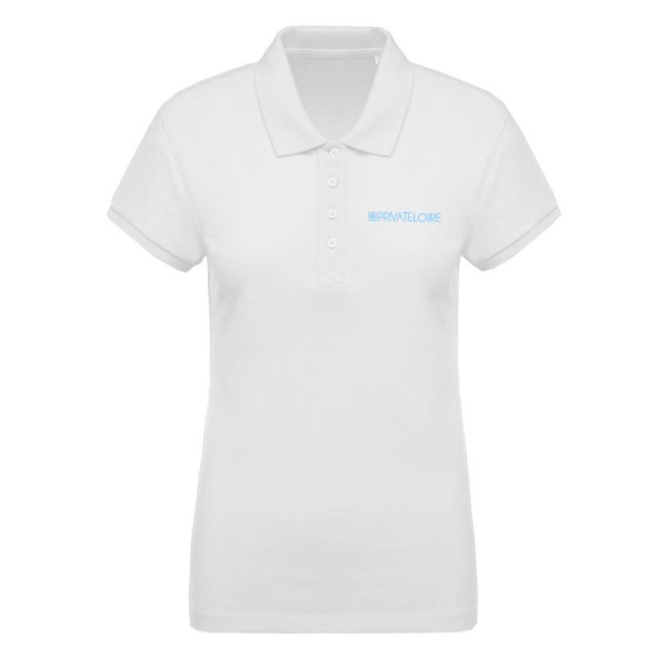 Polo femme personnalisé 100% coton BIO