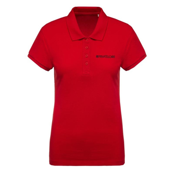 Polo femme personnalisé 100% coton BIO