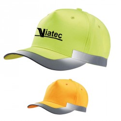 Casquette fluorescente 5 panneaux personnalisée