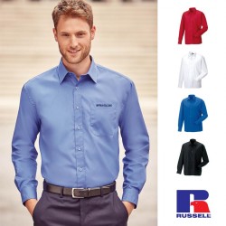 Chemise personnalisée homme Russel 100% coton popeline